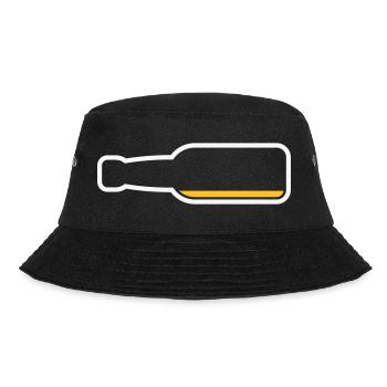 Bouteille de bière vide (Symbole bière bière / NEG 2C) - Bob - noir - Devant - Lela (165cm)