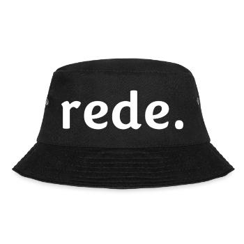 rede. - Bucket Hat - Schwarz - Vorne - Lela (165cm)