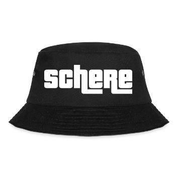 Schere - Bucket Hat - Schwarz - Vorne - Lela (165cm)