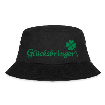 Glücksbringer - Bucket Hat - Schwarz - Vorne - Lela (165cm)
