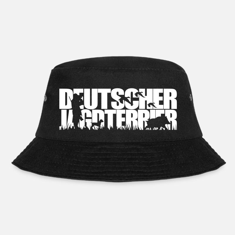 DEUTSCHER JAGDTERRIER Jagdhund - Bucket Hat - Schwarz