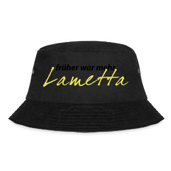 Früher war mehr Lametta Weihnachtsbaum Christmas - Bucket Hat - Schwarz - Vorne - Lela (165cm)