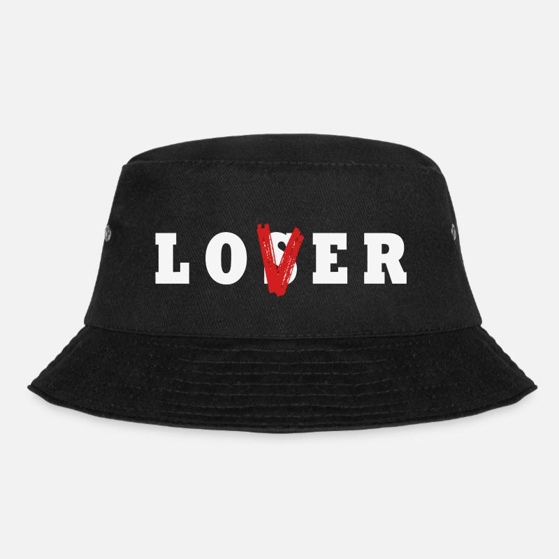 LOSER//LOVER - Bucket Hat - Schwarz