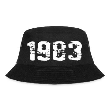 1983 - Bucket Hat - Schwarz - Vorne - Lela (165cm)