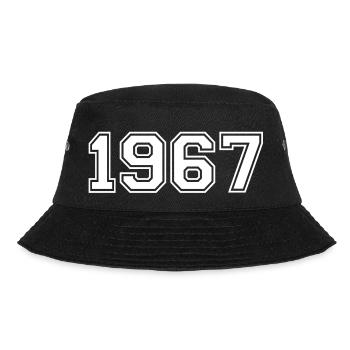 1967 - Bucket Hat - Schwarz - Vorne - Lela (165cm)