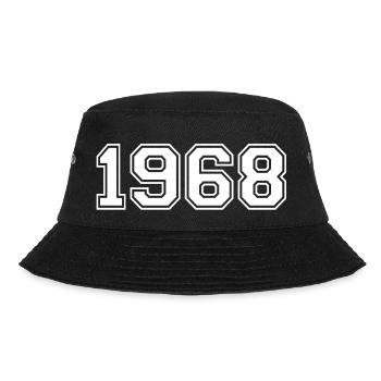 1968 - Bucket Hat - Schwarz - Vorne - Lela (165cm)