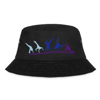 animation capoeira group - Bucket Hat - black - Front - Lela (165cm)