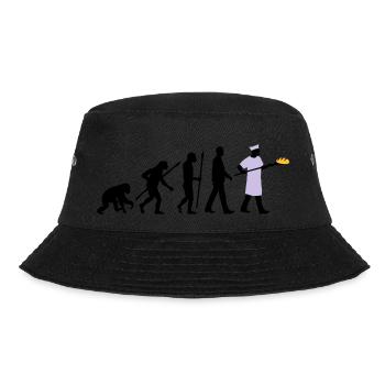 evolution_backer_122013_b_3c - Bucket Hat - Schwarz - Vorne - Lela (165cm)