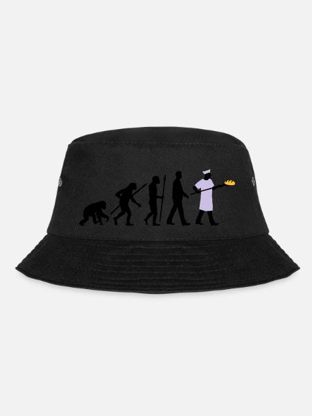 evolution_backer_122013_b_3c - Bucket Hat - Schwarz