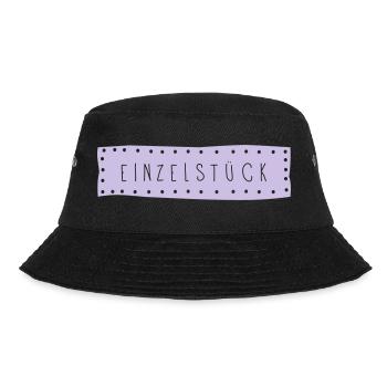 Einzelstück - Bucket Hat - Schwarz - Vorne - Lela (165cm)