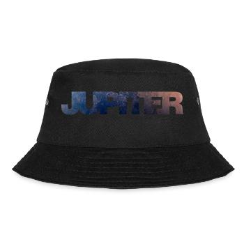 Jupiter | Oberfläche - Bucket Hat - Schwarz - Vorne - Lela (165cm)