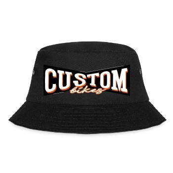 custom bikes biker bobber chopper tuner sticker - Bob - noir - Devant - Lela (165cm)