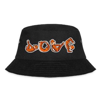 Love Yoga Fitness Tiger - Bucket Hat - Schwarz - Vorne - Lela (165cm)