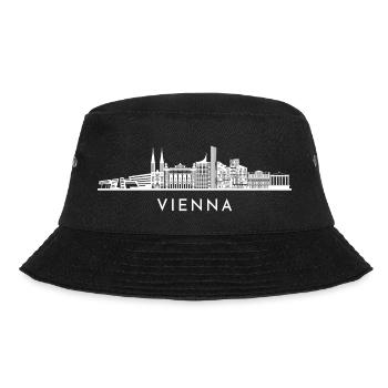 Wien, Österreich - Bucket Hat - Schwarz - Vorne - Lela (165cm)