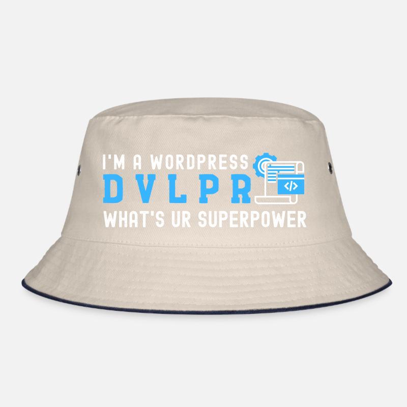 I'm a WordPress DEVELOPER What's Your Superpower Bucket Hat