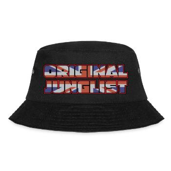 DNB | Original Junglist Union Jack - Bucket Hat - black - Front - Lela (165cm)