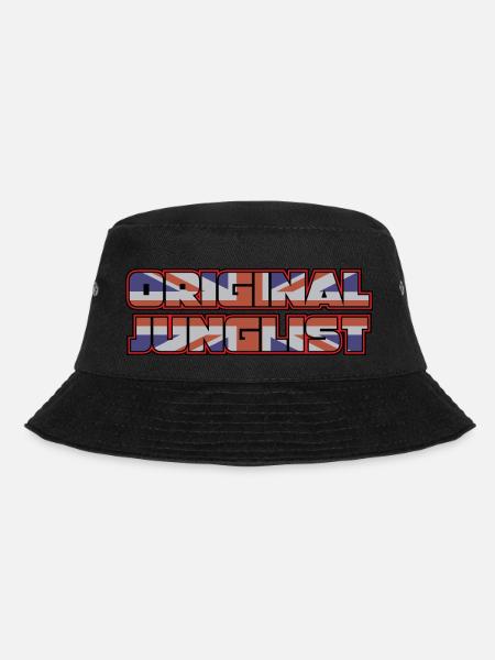 DNB | Original Junglist Union Jack - Bob - noir