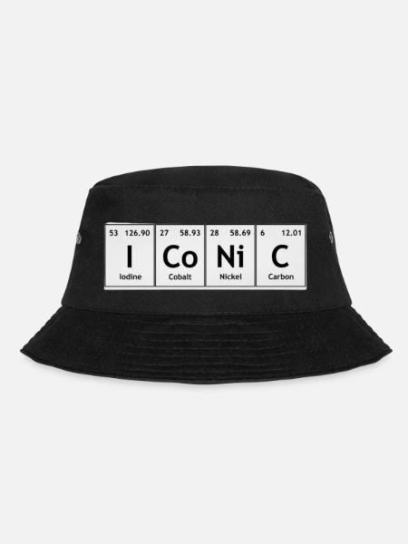 Ikonische chemische Formel - Bucket Hat - Schwarz
