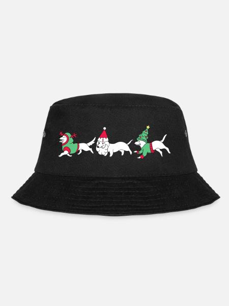 woofy Weihnachten - Bucket Hat - Schwarz
