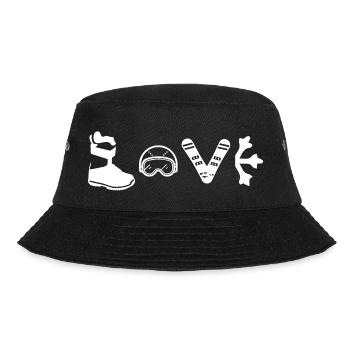 Snowboard Snowboarder - Bucket Hat - Schwarz - Vorne - Lela (165cm)