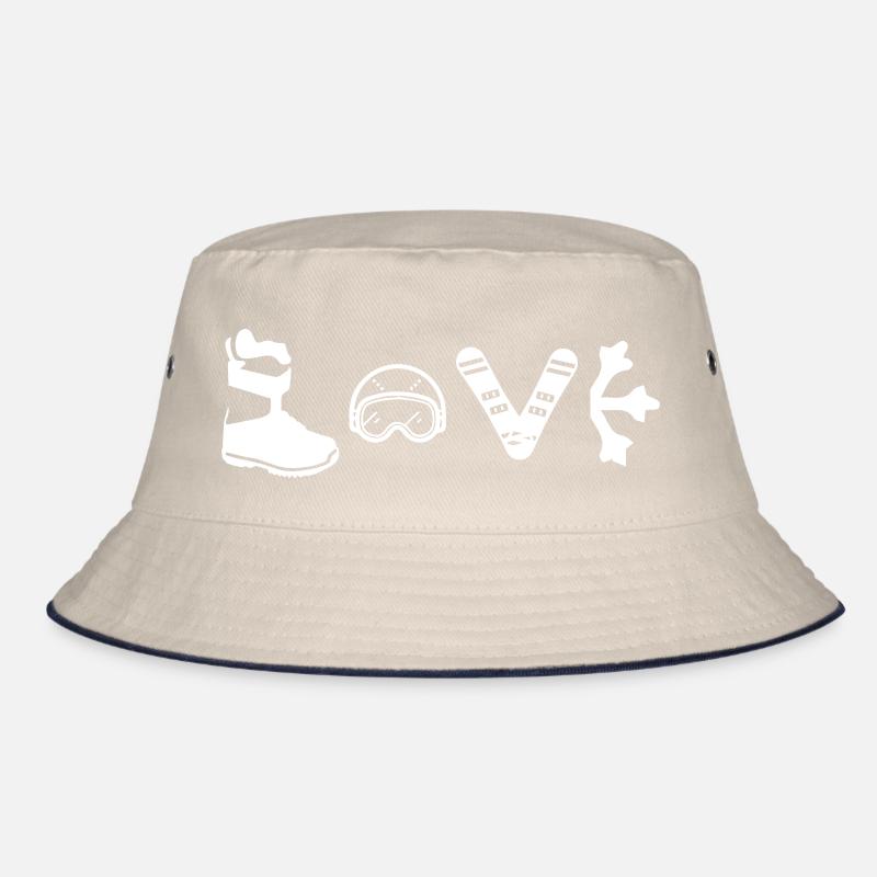Snowboard Snowboarder Bucket Hat