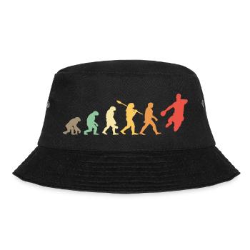 Handball Évolution Cadeau Vintage Joueur handball - Bob - noir - Devant - Lela (165cm)