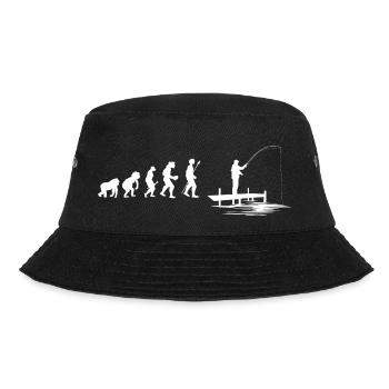 Entwicklung der Fischerei - Bucket Hat - Schwarz - Vorne - Lela (165cm)