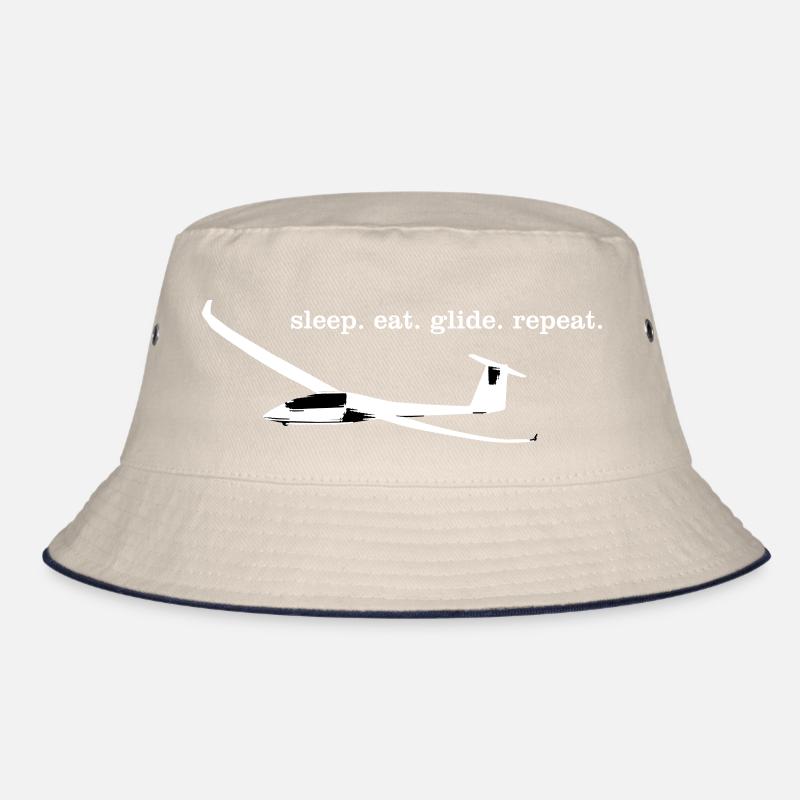Glider Glider Gliding Glider Pilot Bucket Hat