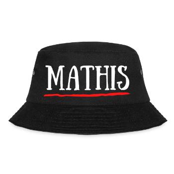 Mathis Prénom Naissance Anniversaire Cadeau - Bob - noir - Devant - Lela (165cm)
