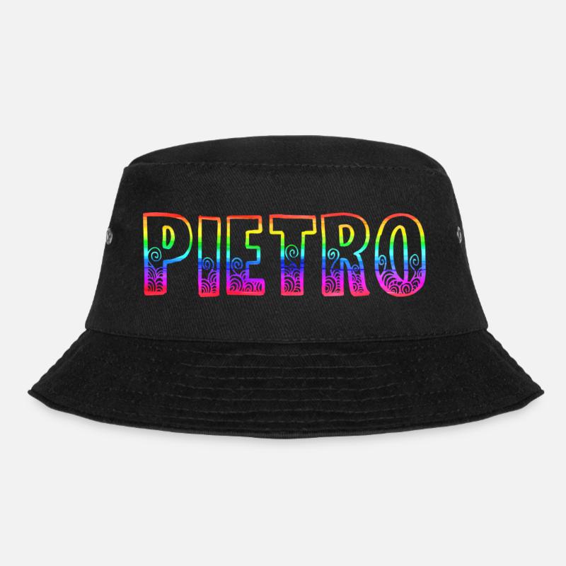 pietro rs regenbogen - Bucket Hat - Schwarz