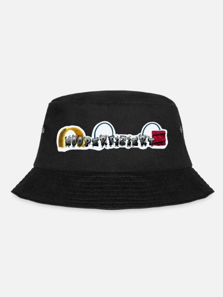 Hooperfiziert in Glanz - Bucket Hat - Schwarz