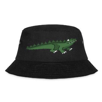 Crocodile - Bucket Hat - black - Front - Lela (165cm)