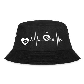 Coffee Coffee Bean Cup Coffee Gift Caffeine - Bucket Hat - black - Front - Lela (165cm)
