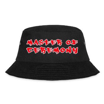 master of ceremony - Bucket Hat - Schwarz - Vorne - Lela (165cm)