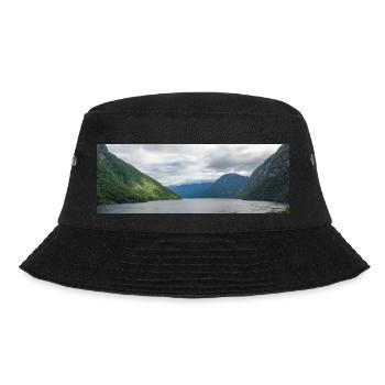 Landschaft in der Nähe von Hellesylt Harbor in Hellesylt - Bucket Hat - Schwarz - Vorne - Lela (165cm)