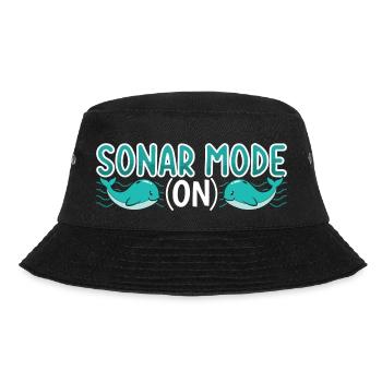 Marine Science Design for an Ocean Student - Bucket Hat - black - Front - Lela (165cm)