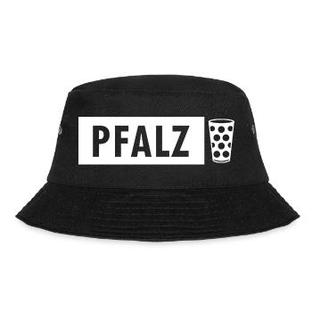 Pfalz Schild mit Dubbeglas - Bucket Hat - Schwarz - Vorne - Lela (165cm)