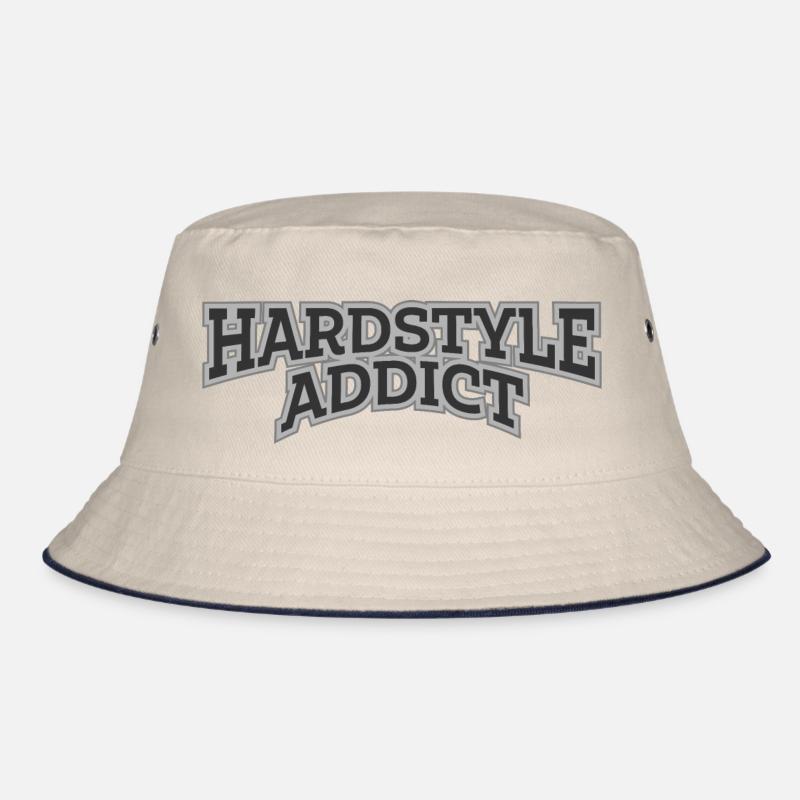 Hardstyle Addict Gabber Frenchcore Hard Techno Bucket Hat