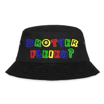 drotter fleier rand weiß - Bucket Hat - Schwarz - Vorne - Lela (165cm)