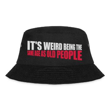being old people age - Bucket Hat - black - Front - Lela (165cm)