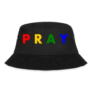 Pray - Bucket Hat - black - Front - Lela (165cm)