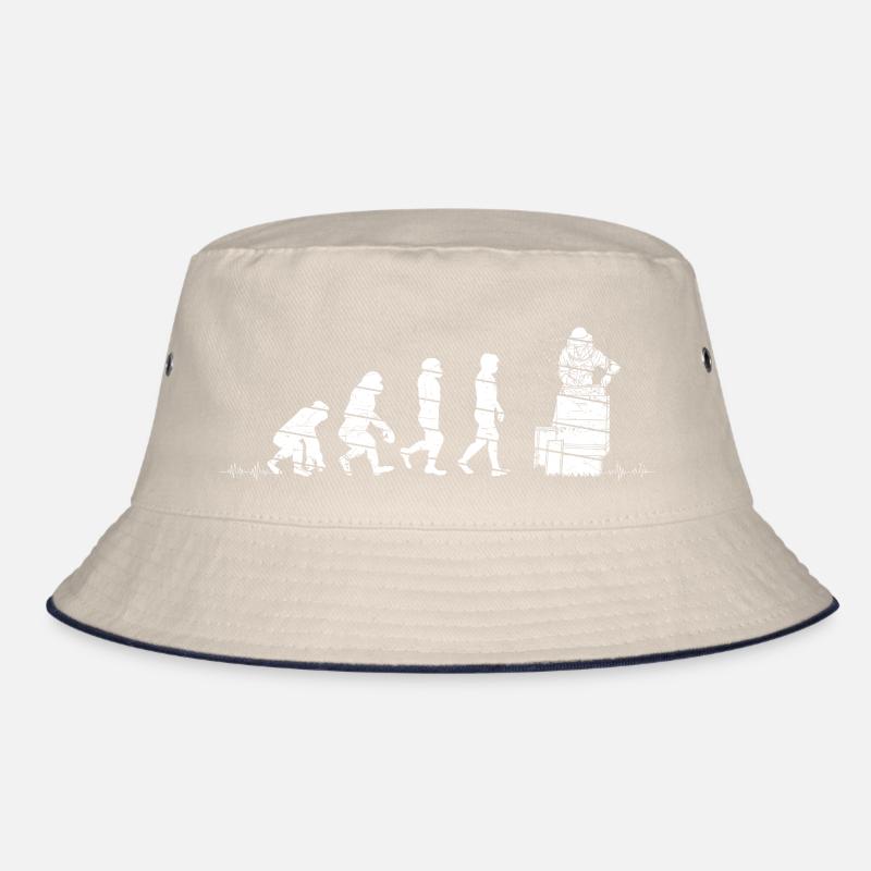 Evolution Imker Shirt - Geschenk Bienenzüchter Ges Bucket Hat
