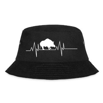Boar Heartbeat - Bucket Hat - black - Front - Lela (165cm)