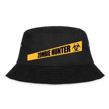 zombie hunter Halloween quote - Bucket Hat - black - Front - Lela (165cm)