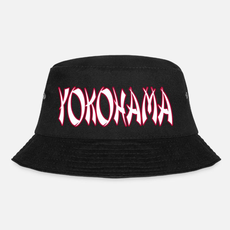 Yokohama - Bucket Hat - black