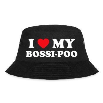 Dog Hund - Bucket Hat - Schwarz - Vorne - Lela (165cm)