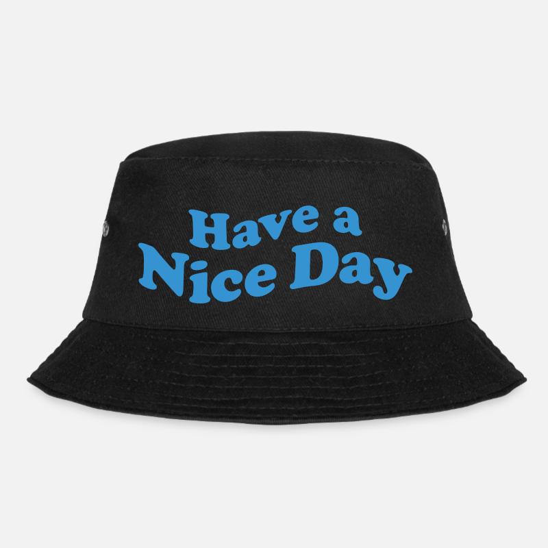 nice day black - Bucket Hat - black