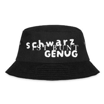 schwarz ist bunt - Bucket Hat - Schwarz - Vorne - Lela (165cm)