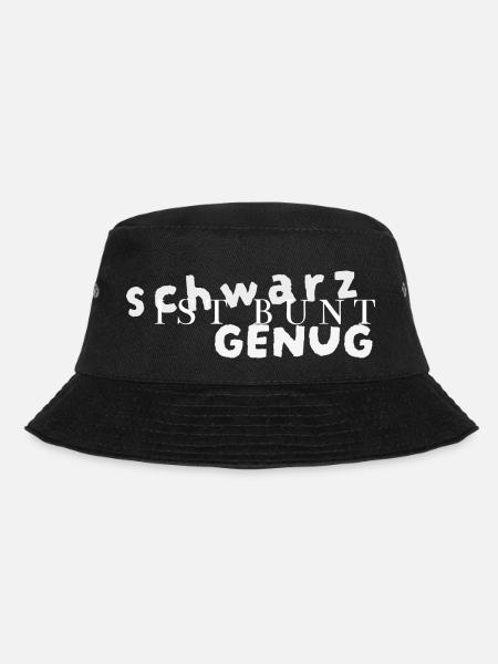 schwarz ist bunt - Bucket Hat - Schwarz