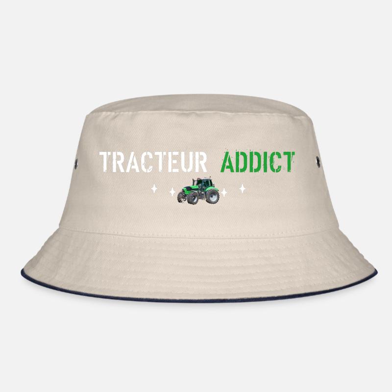 Traktor-Süchtiger Bucket Hat